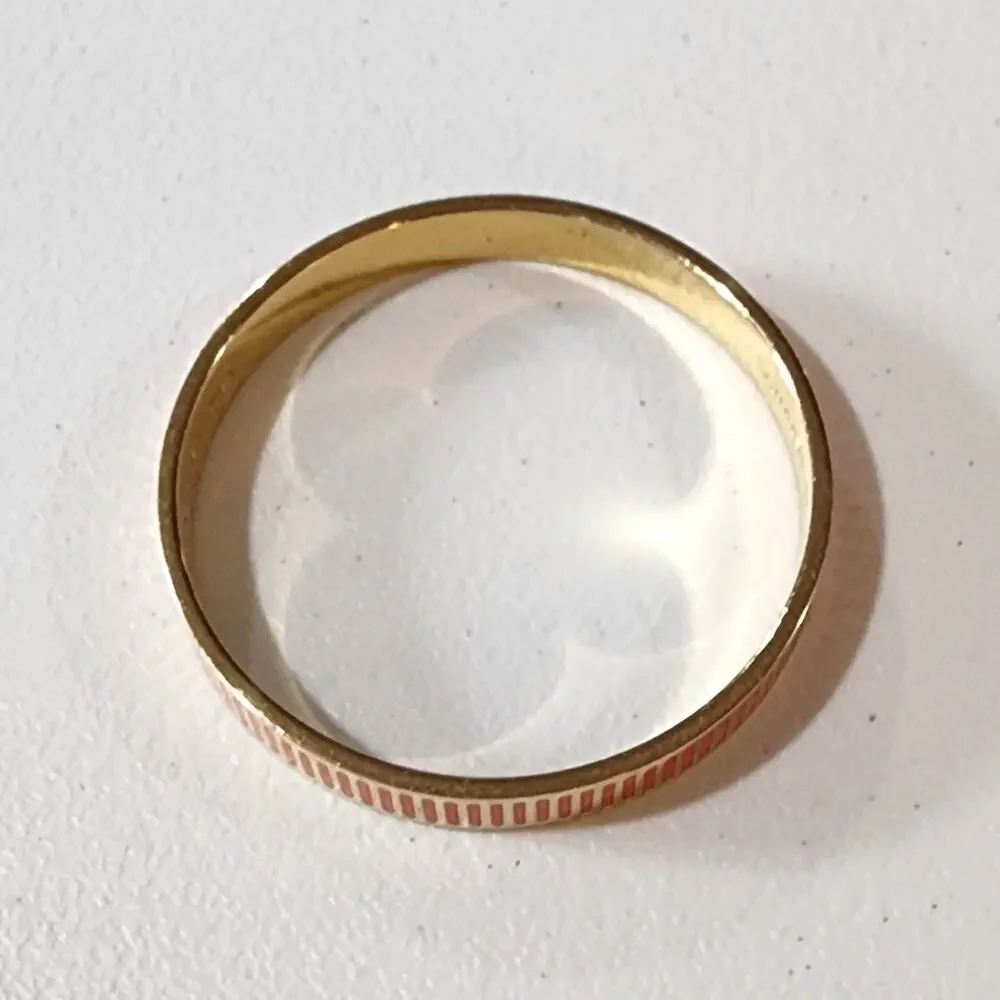 Kate Spade At Your Service Orange Enamel Bangle Bracelet - Picture 5 of 9